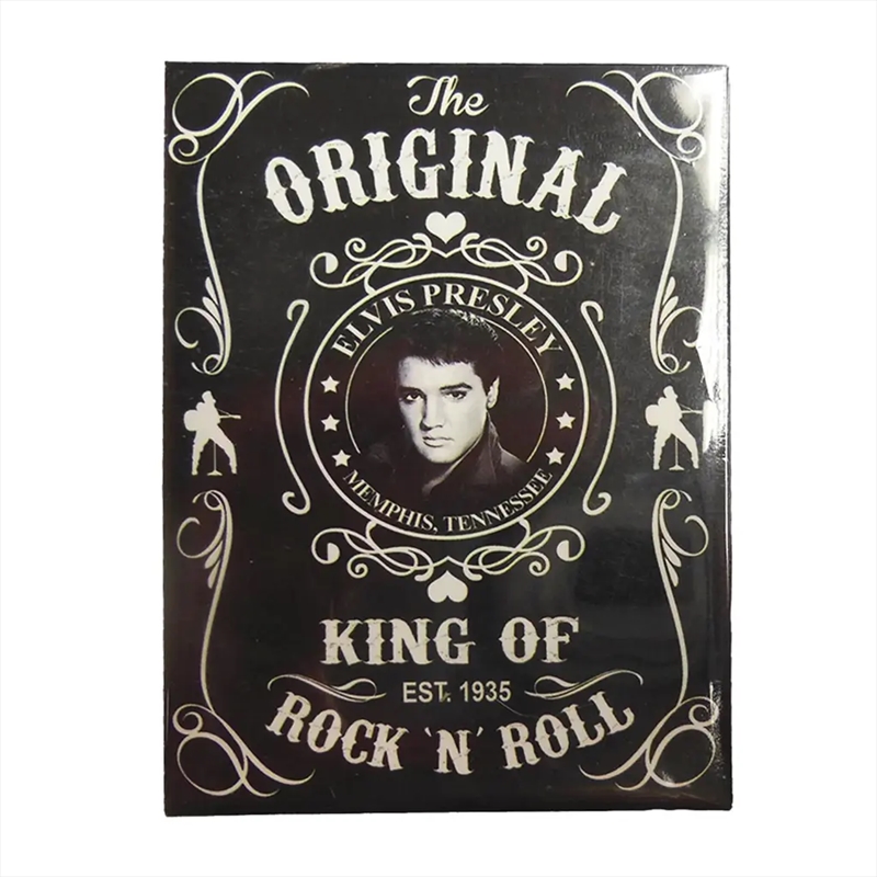 Elvis Magnet - Blk & Wht Est./Product Detail/Stationery