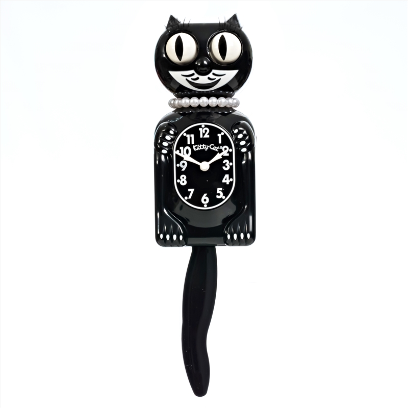 Black Miss Kitty-Cat Clock/Product Detail/Clocks