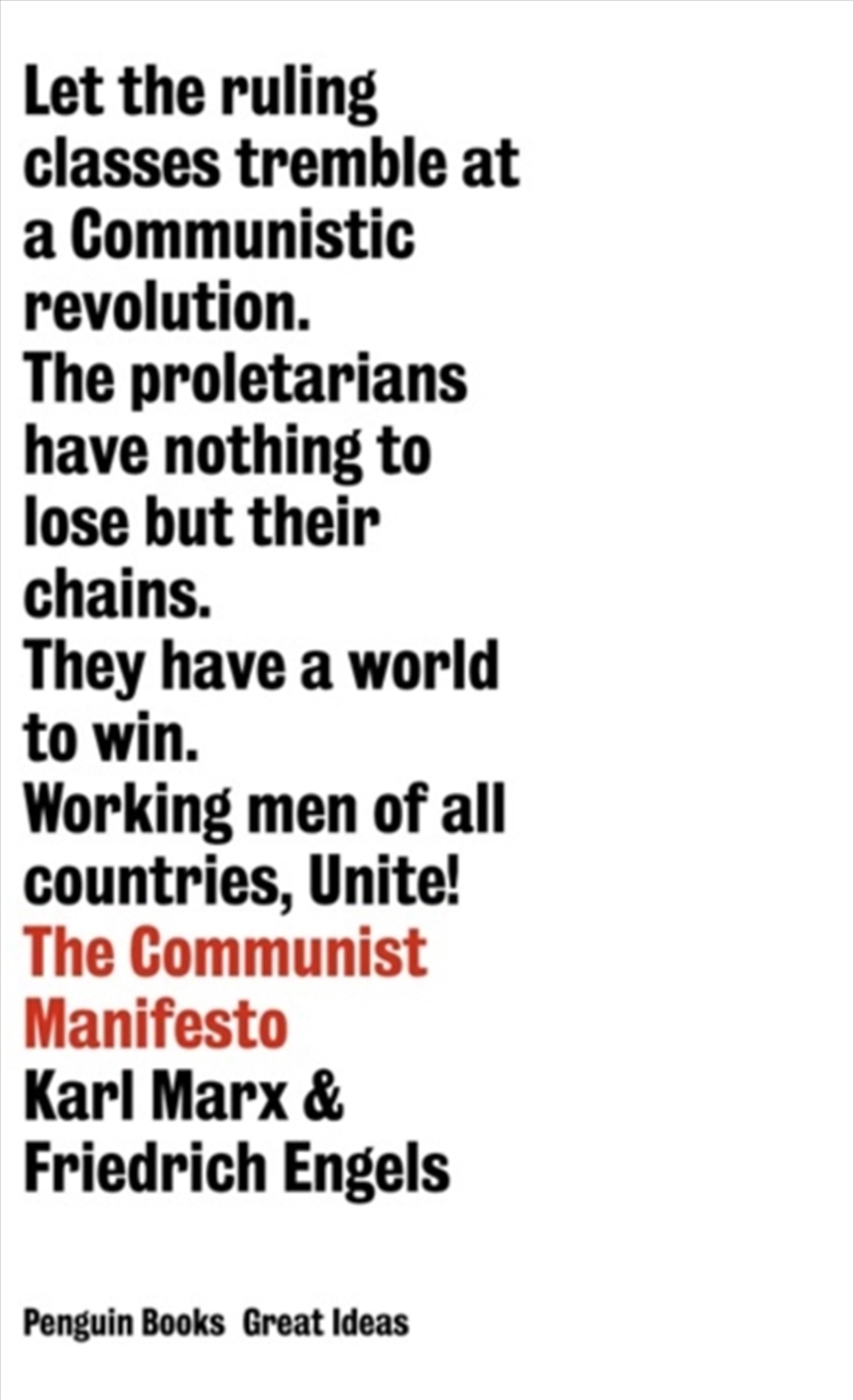 The Communist Manifesto/Product Detail/Reading
