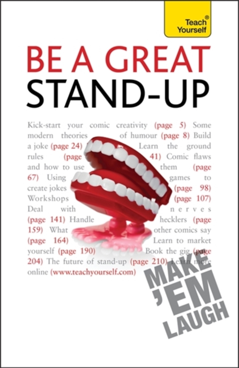 Be A Great Stand-Up : How To Master The Art Of Stand Up Comedy And Making People Laugh/Product Detail/Media