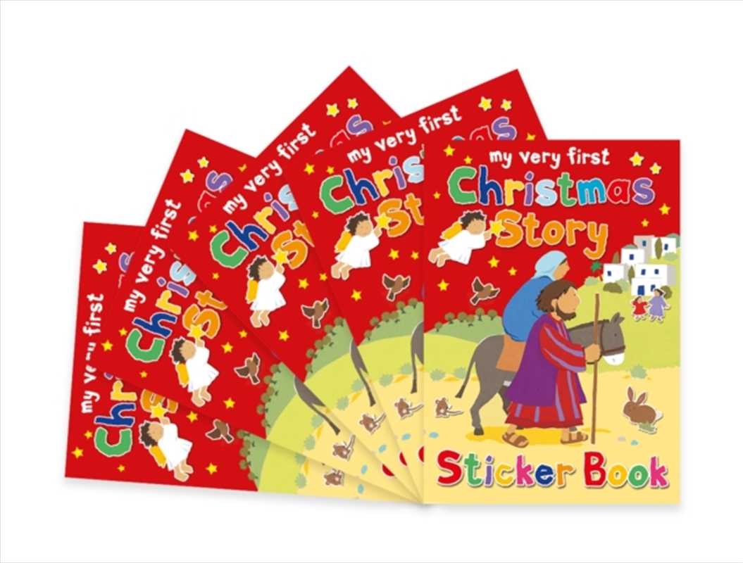 Christmas Story Sticker Book : Pack Of 5/Product Detail/Kids Activity Books