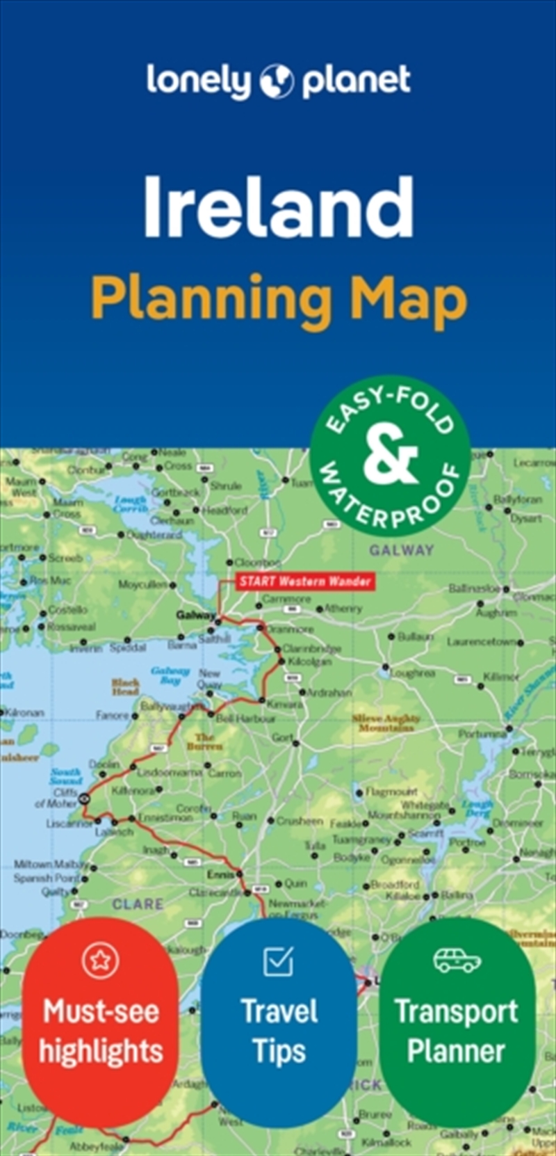 Lonely Planet Ireland Planning Map/Product Detail/Geography