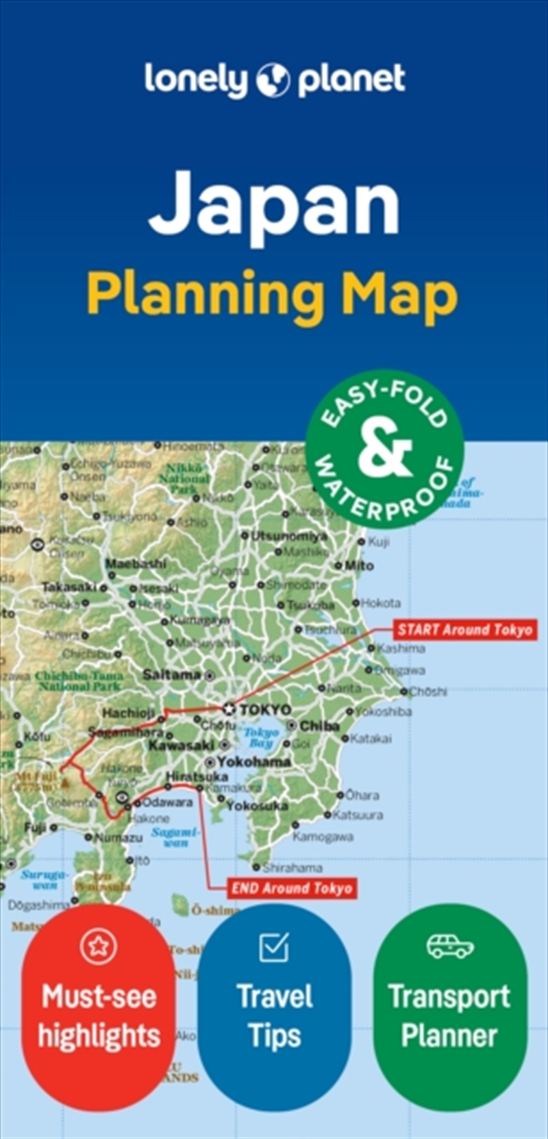 Lonely Planet Japan Planning Map : Durable, Waterproof, Easy-Fold Travel Map With Attractions, Itine/Product Detail/Geography