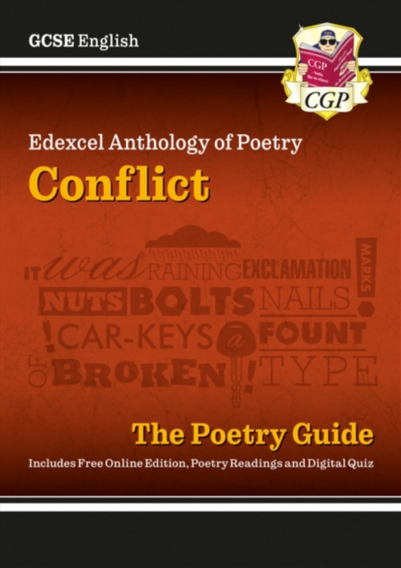 Gcse English Edexcel Poetry Guide - Conflict Anthology Includes Online Edition, Audio & Quizzes/Product Detail/English