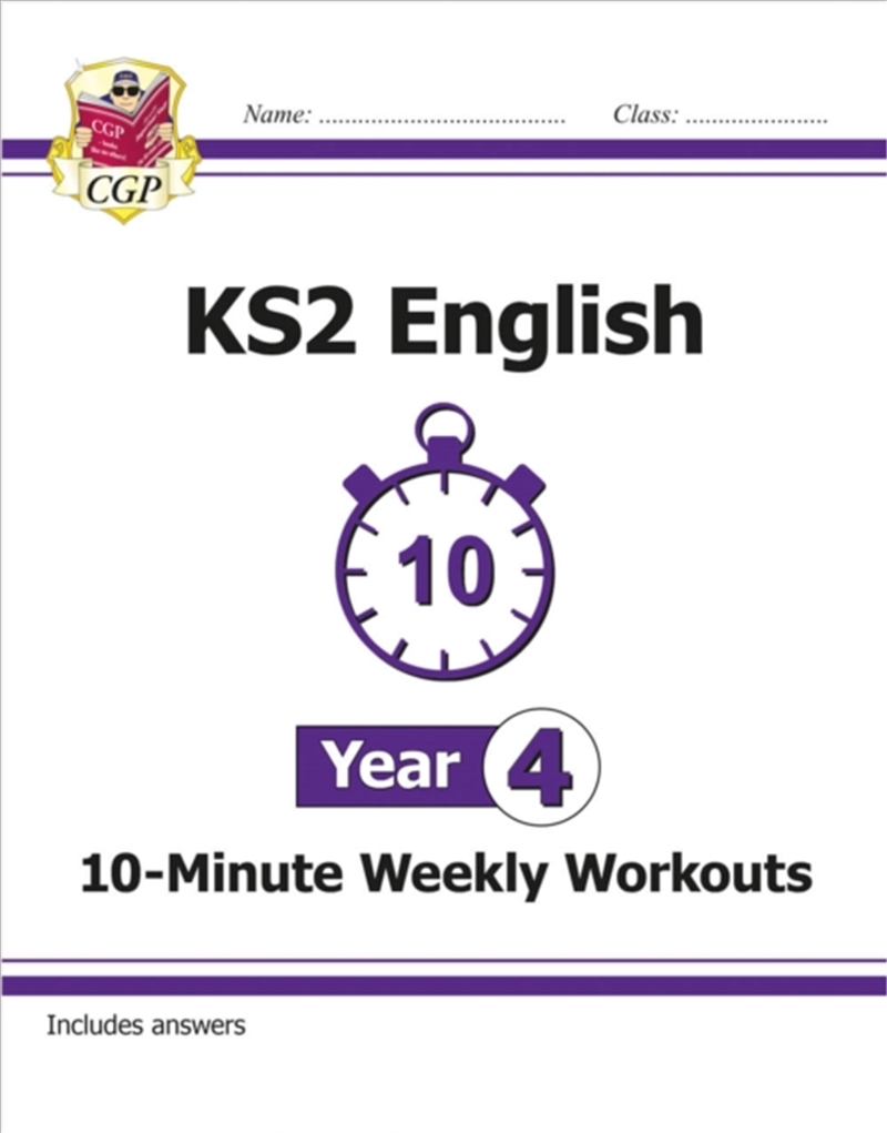 Ks2 Year 4 English 10-Minute Weekly Workouts/Product Detail/English