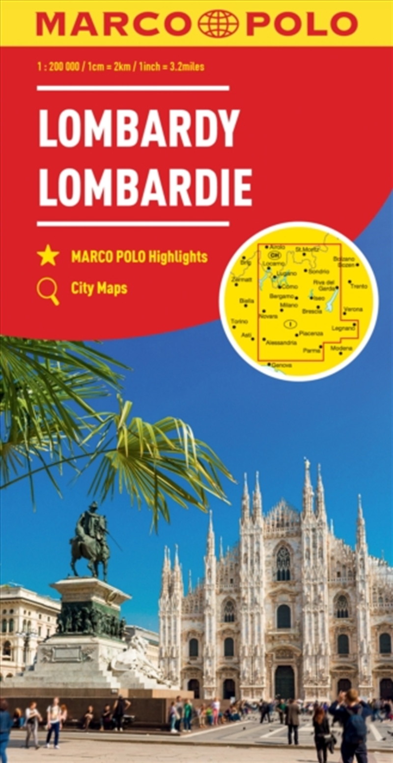 Lombardy Marco Polo Map (North Italian Lakes)/Product Detail/Geography