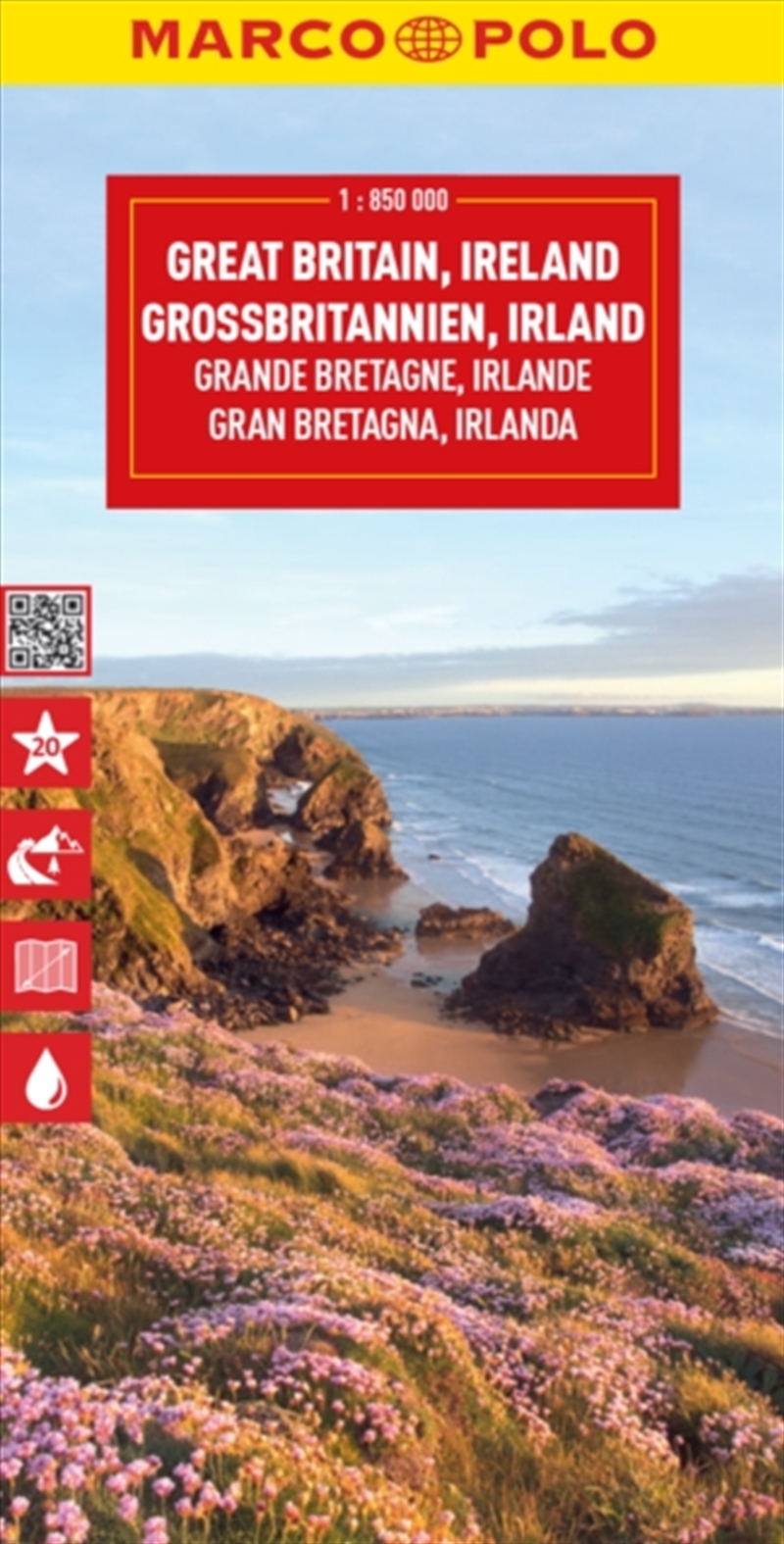 Great Britain & Ireland Marco Polo Map/Product Detail/Geography