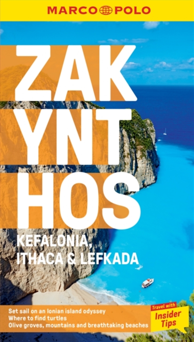 Zakynthos And Kefalonia Marco Polo Pocket Travel Guide - With Pull Out Map : Includes Ithaca And Lef/Product Detail/Travel & Holidays