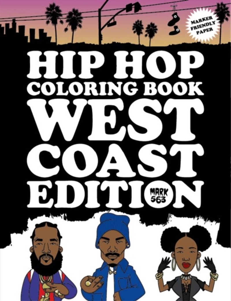 Hip Hop Coloring Book West Coast Edition/Product Detail/Adults Colouring