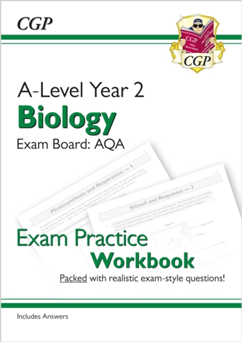 A-Level Biology: Aqa Year 2 Exam Practice Workbook - Includes Answers/Product Detail/Science