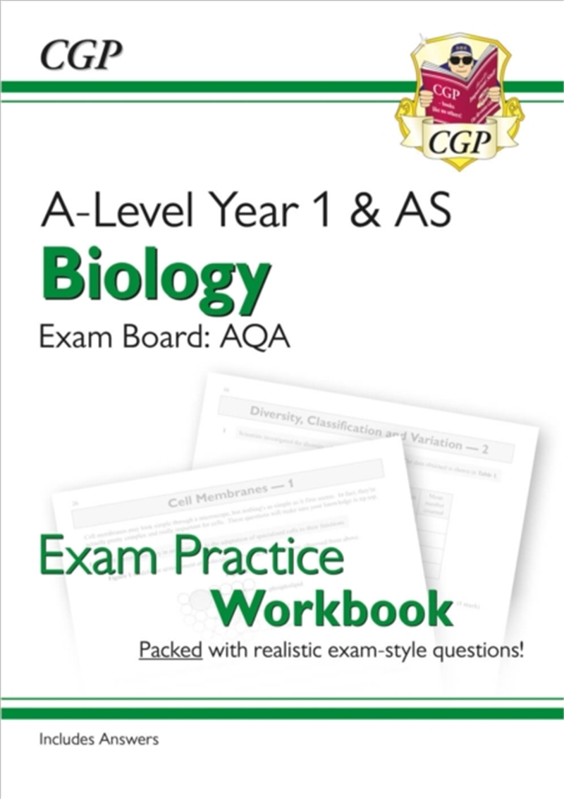A-Level Biology: Aqa Year 1 & As Exam Practice Workbook - Includes Answers/Product Detail/Science