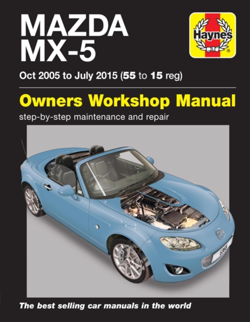 Mazda Mx-5 (Oct 05 - July 15) 55 To 15 Haynes Repair Manual/Product Detail/Transportation