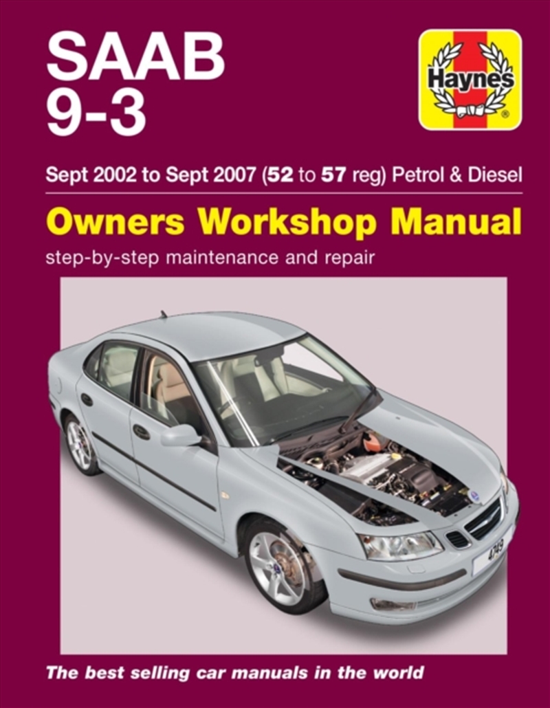 Saab 9-3 Petrol & Diesel (Sept 02 - Sept 07) Haynes Repair Manual : 45109/Product Detail/Transportation