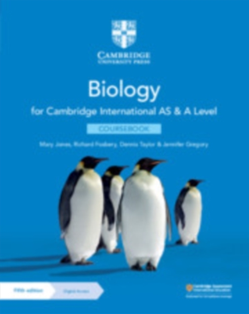 Cambridge International As & A Level Biology Coursebook With Digital Access (2 Years) 5Ed/Product Detail/Science