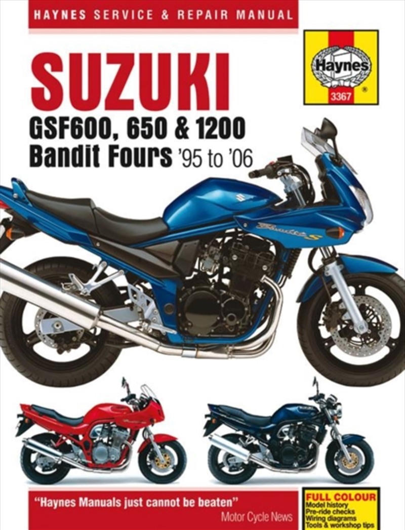 Suzuki Gsf600, 650 & 1200 Bandit Fours (95 - 06) Haynes Repair Manual : 95-06/Product Detail/Transportation