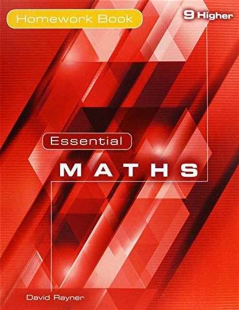 Essential Maths 9 Higher Homework Book/Product Detail/Maths