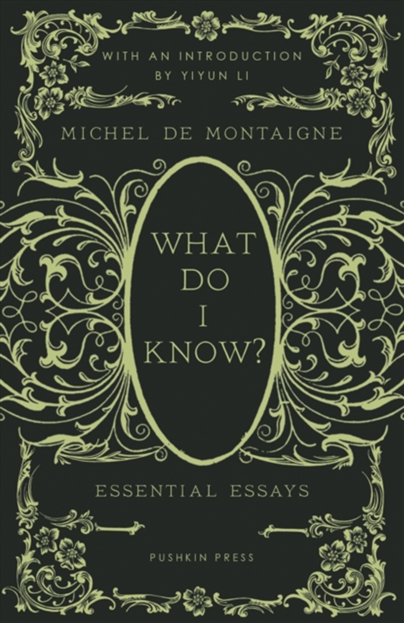 What Do I Know? : Essential Essays/Product Detail/Literature & Poetry