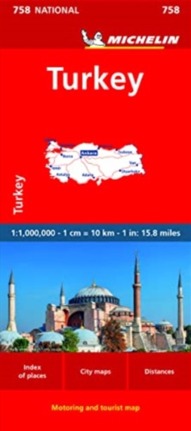 Turkey - Michelin National Map 758/Product Detail/Geography