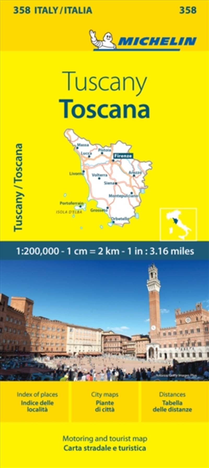 Toscana - Michelin Local Map 358 : Map/Product Detail/Geography