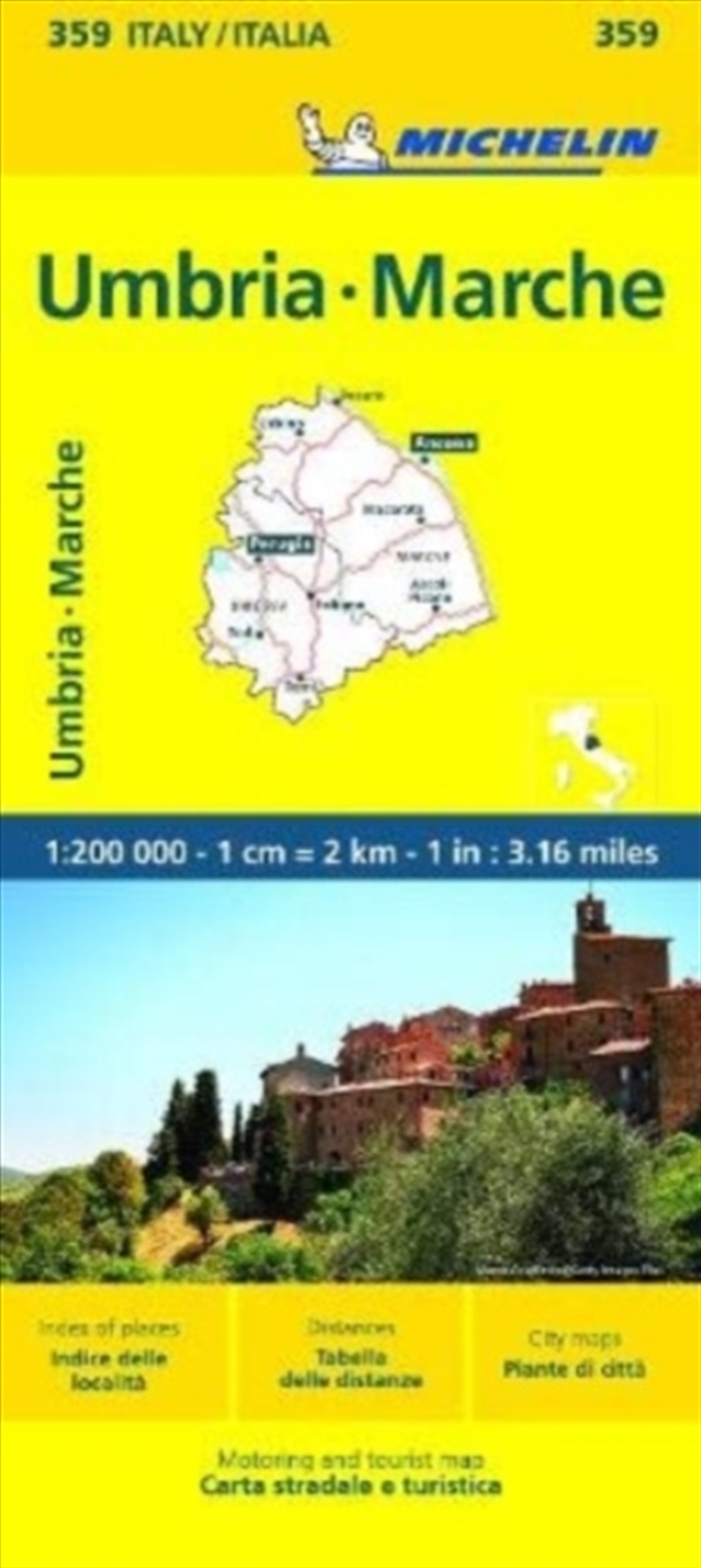 Marche & Umbria - Michelin Local Map 359/Product Detail/Geography