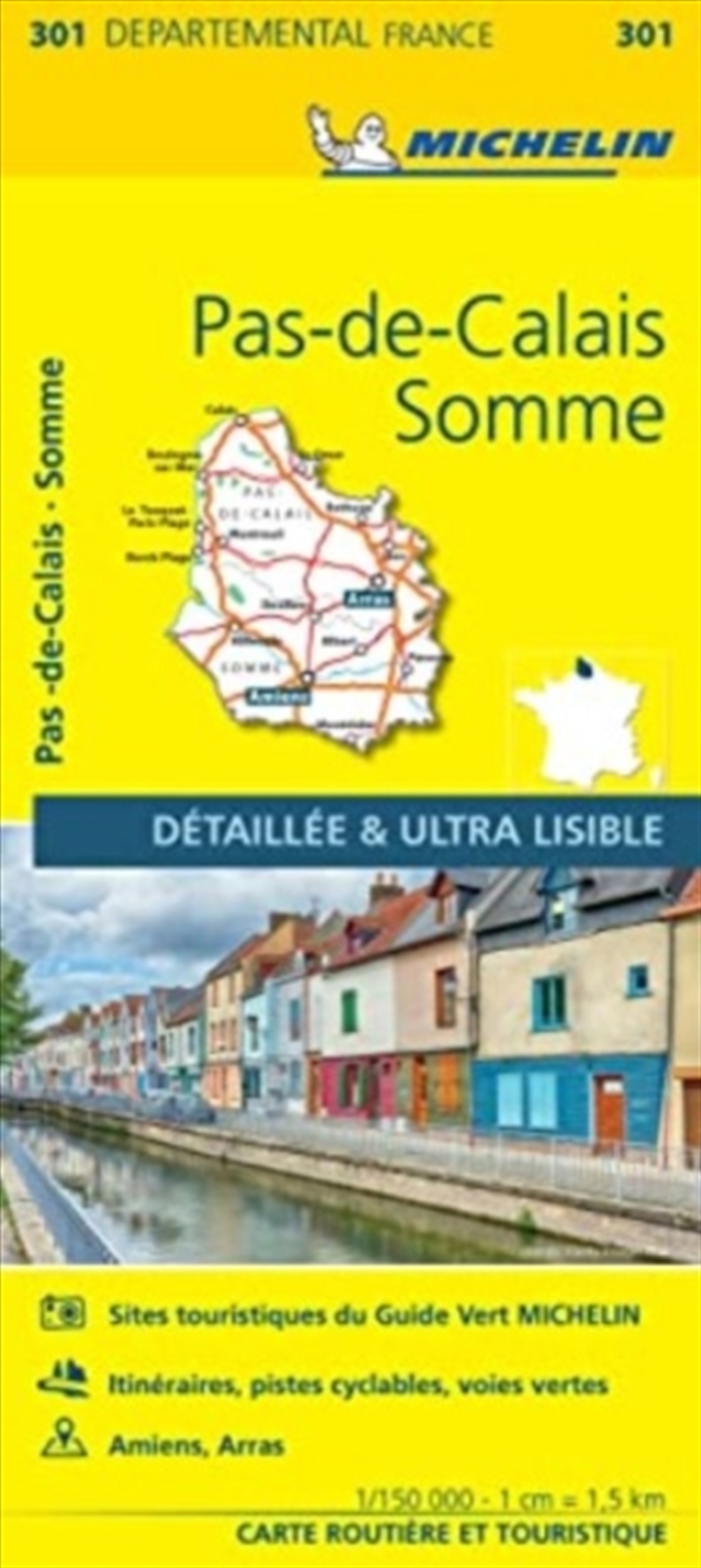 Pas-De-Calais, Somme - Michelin Local Map 301/Product Detail/Geography