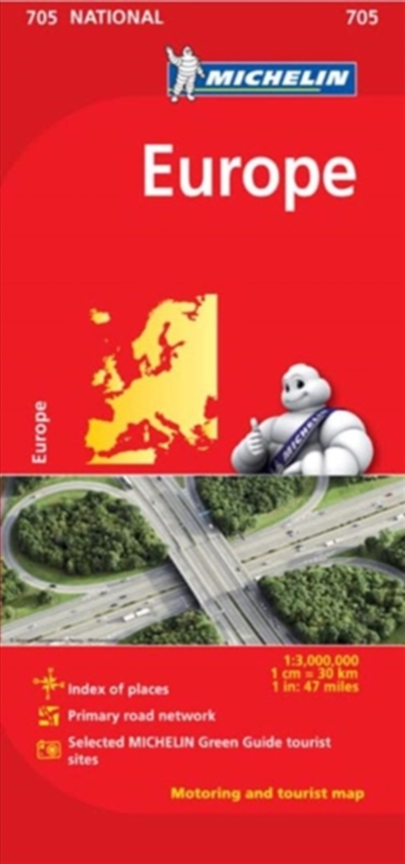Europe - Michelin National Map 705/Product Detail/Geography
