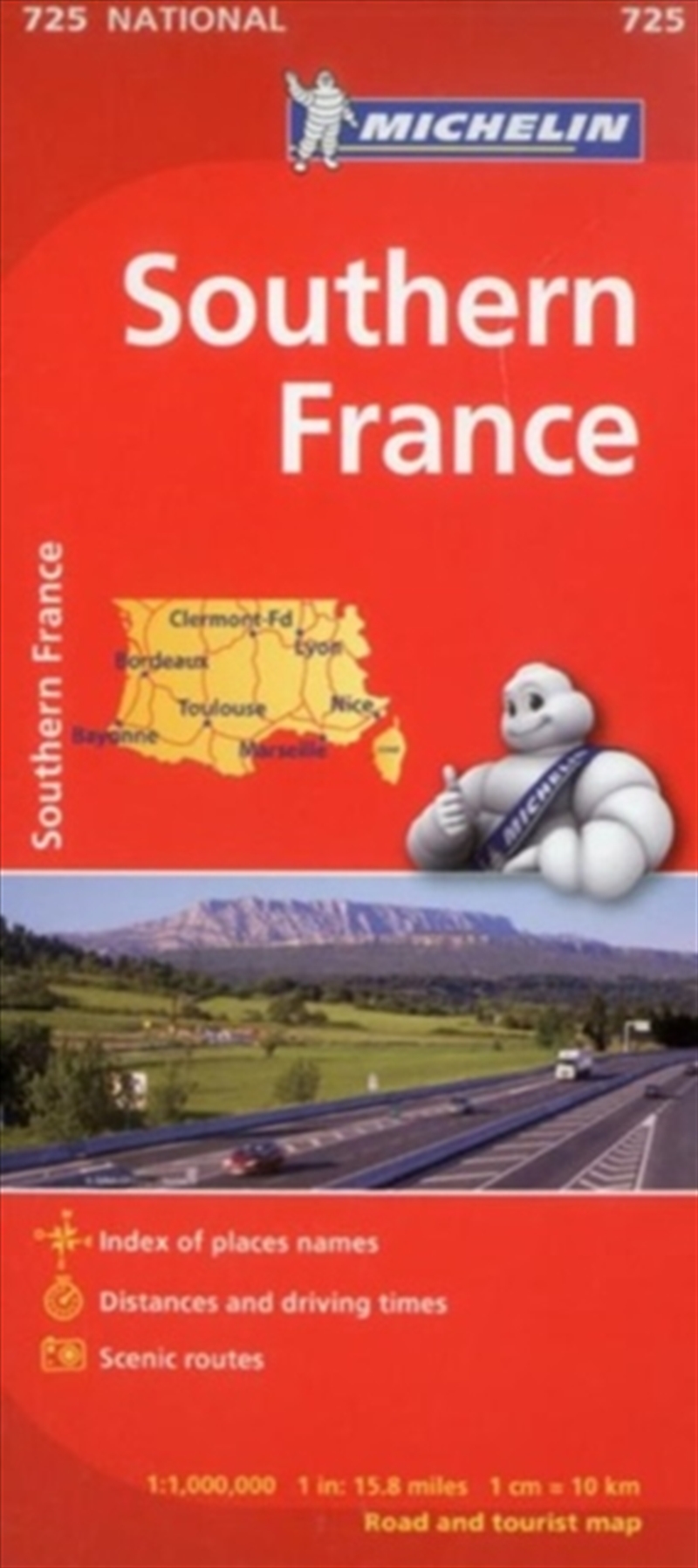Southern France - Michelin National Map 725/Product Detail/Geography