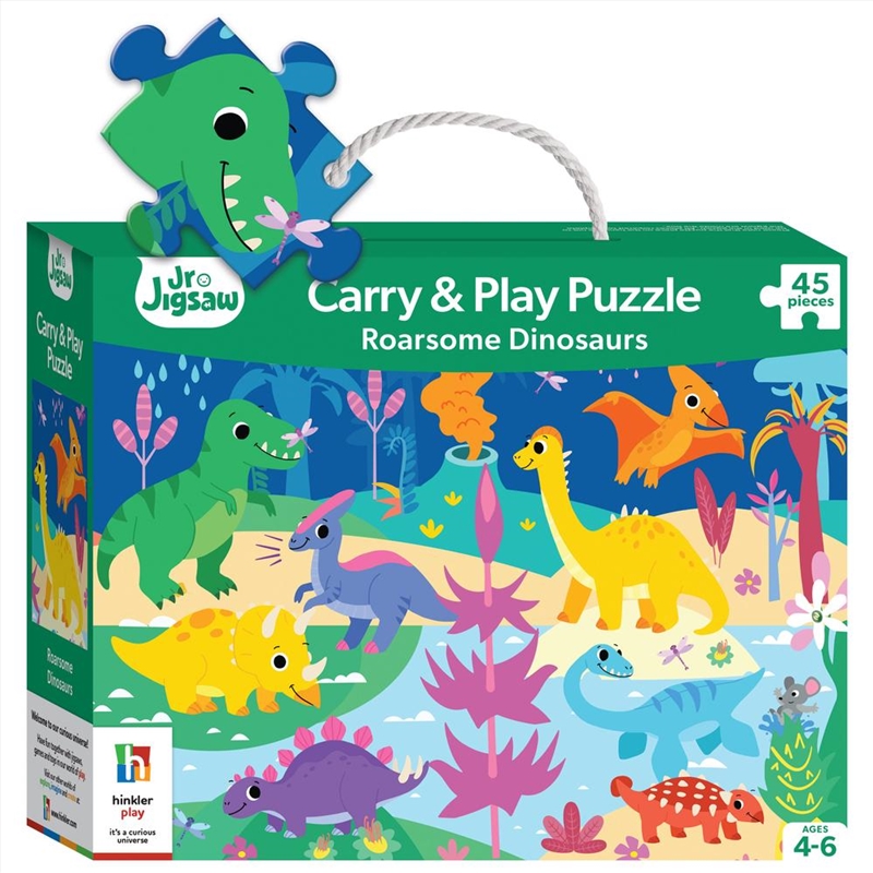 Junior Jigsaw Carry Play Roarsome Dino/Product Detail/Jigsaw Puzzles