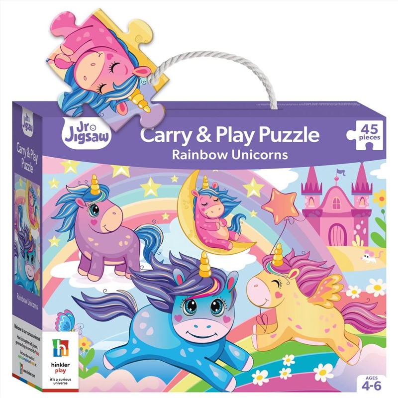 Junior Jigsaw Carry Play Rainbow Unicorn/Product Detail/Jigsaw Puzzles