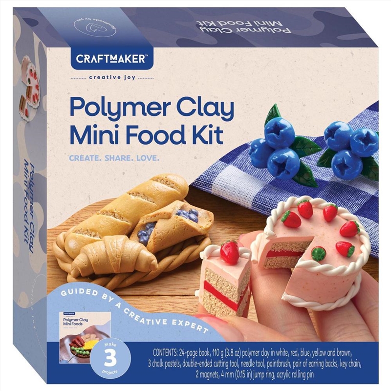 Craft Maker Polymer Clay Mini Foods Kit/Product Detail/Arts & Craft