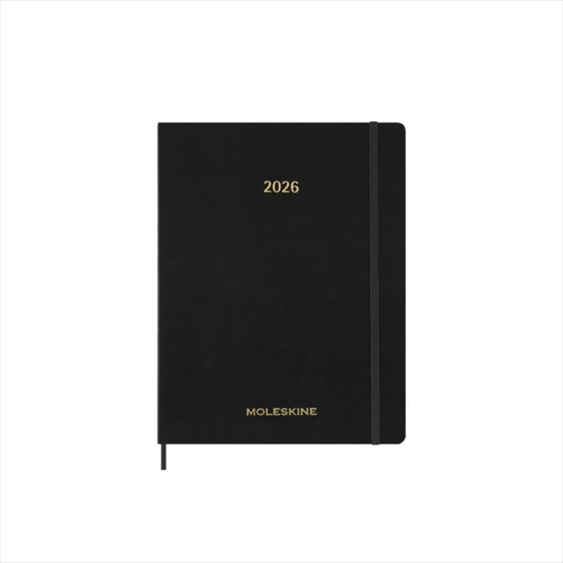 Moleskine 2026 13-Month Essential Xxl Weekly Vertical Planner: Black/Product Detail/Calendars & Diaries