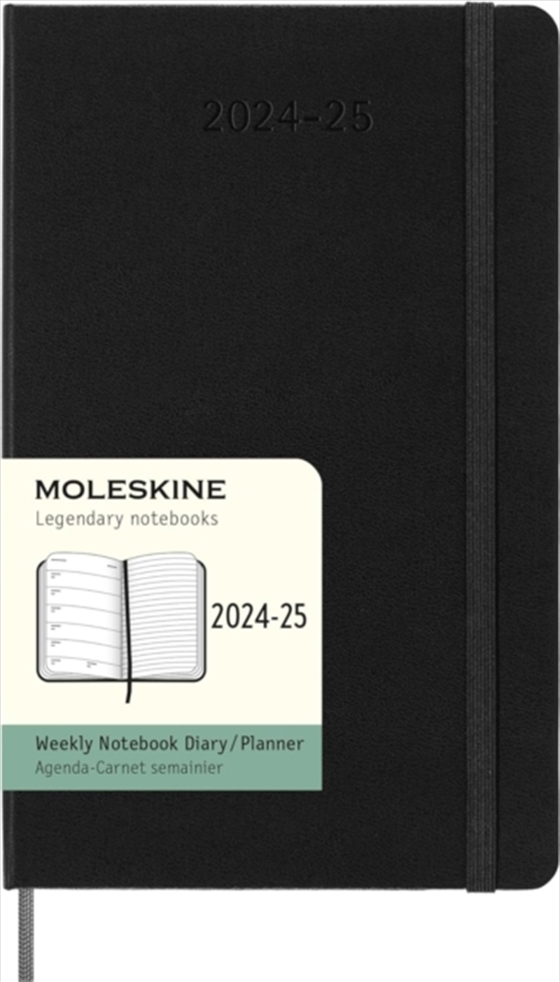 Moleskine 2025 18-Month Weekly Large Hardcover Notebook: Black/Product Detail/Calendars & Diaries