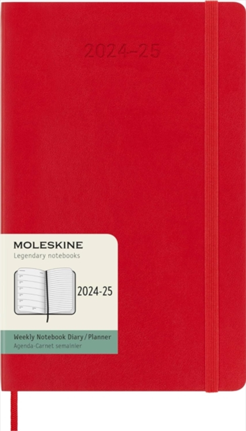 Moleskine 2025 18-Month Weekly Large Softcover Notebook: Scarlet Red/Product Detail/Calendars & Diaries