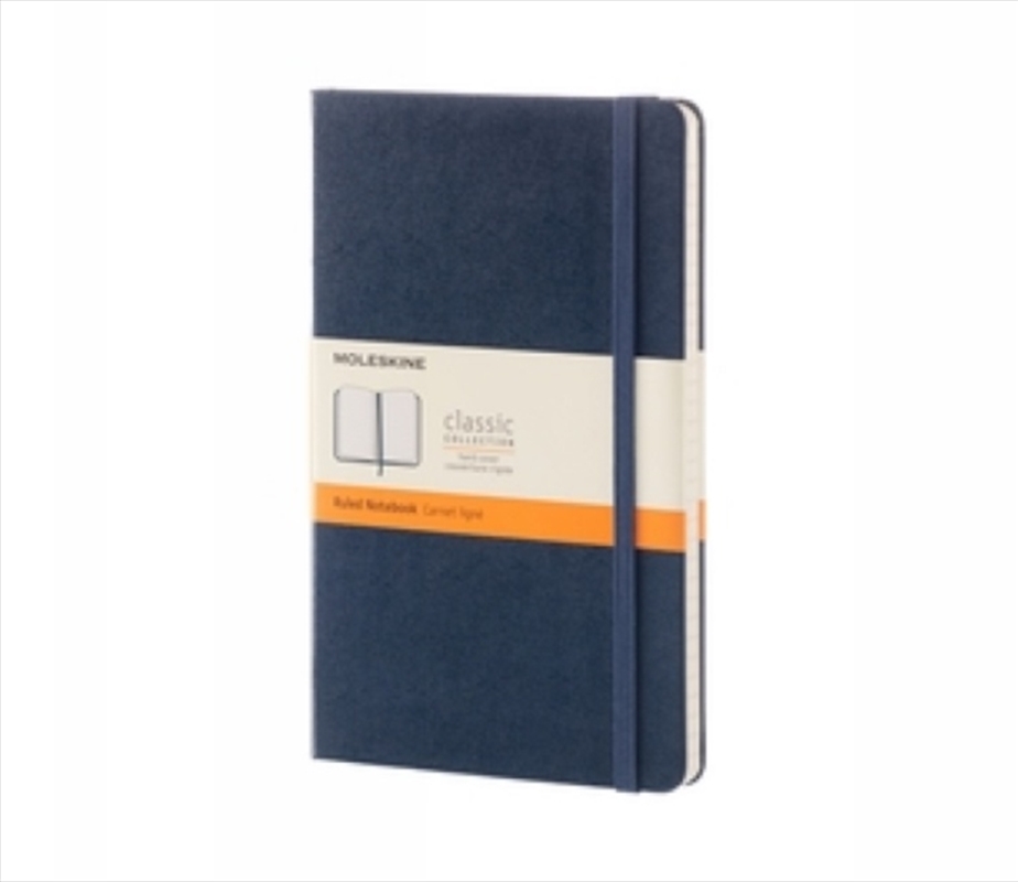 Moleskine Sapphire Blue Large Ruled Notebook Hard/Product Detail/Notebooks & Journals