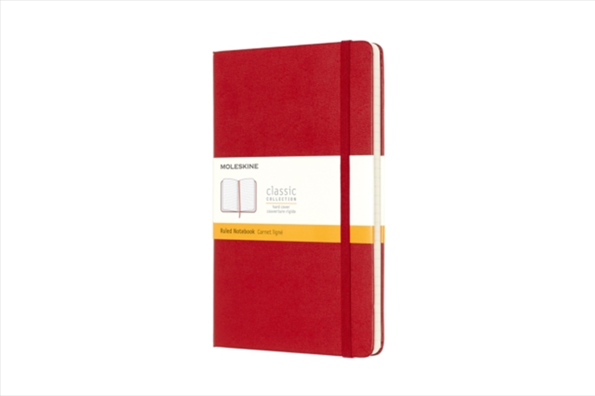 Moleskine Large Ruled Hardcover Notebook Scarlet Red/Product Detail/Notebooks & Journals