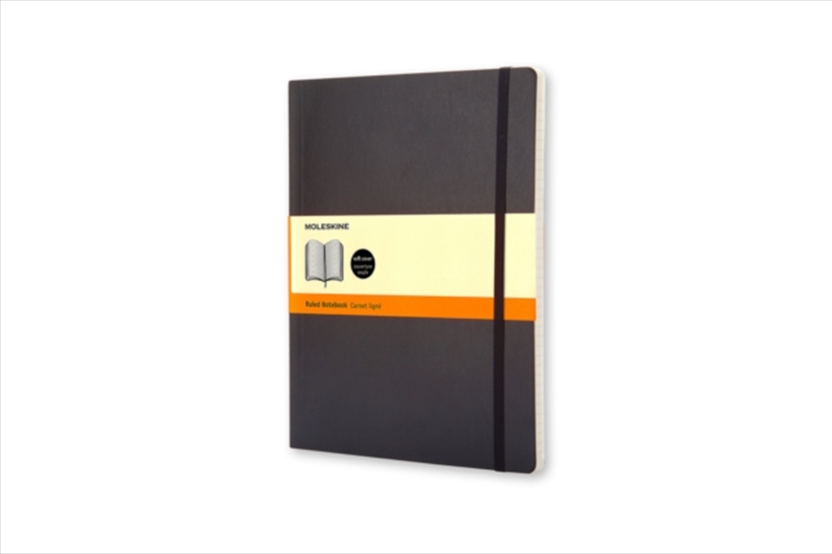 Moleskine Soft Extra Large Ruled Notebook Black/Product Detail/Notebooks & Journals