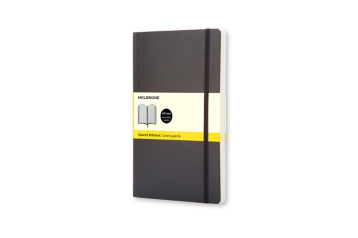 Moleskine Soft Large Squared Notebook Black/Product Detail/Notebooks & Journals