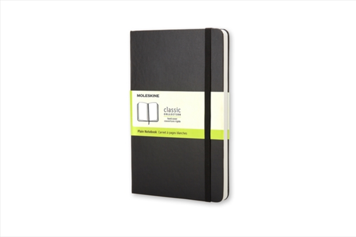 Moleskine Large Plain Notebook Black/Product Detail/Notebooks & Journals