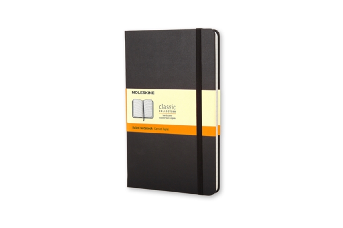 Moleskine Large Ruled Hardcover Notebook Black/Product Detail/Notebooks & Journals