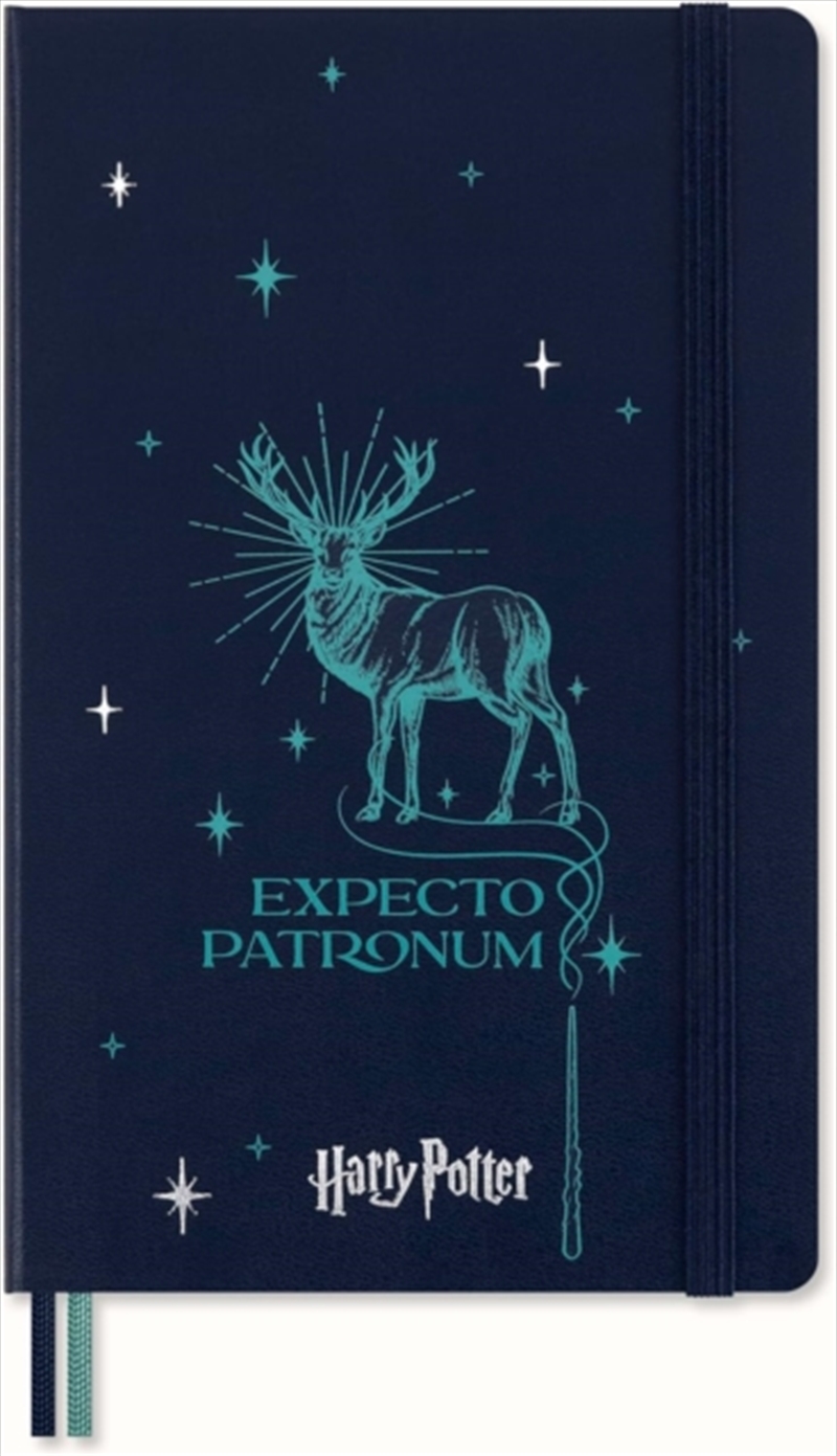 Moleskine Ltd. Ed. Harry Potter Large Ruled Notebook: Expecto Patronum/Product Detail/Notebooks & Journals