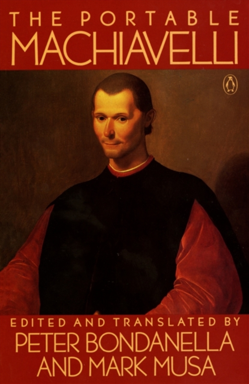 The Portable Machiavelli/Product Detail/Literature & Poetry