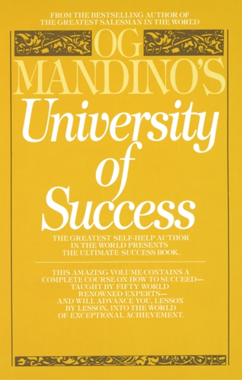 University Of Success/Product Detail/Self Help & Personal Development