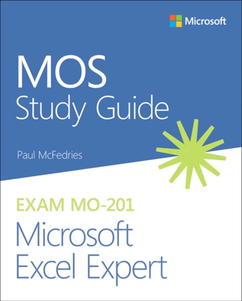 Mos Study Guide For Microsoft Excel Expert Exam Mo-201/Product Detail/Technology & Engineering