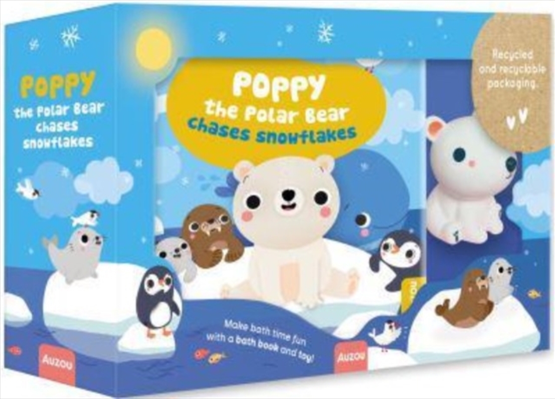 Poppy The Polar Bear Chases Snowflakes : My First Bath Book & Toy/Product Detail/Early Childhood Fiction Books