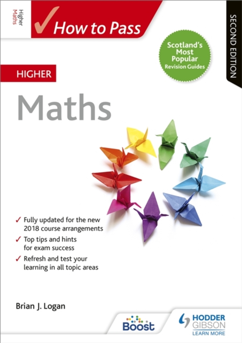 How To Pass Higher Maths, Second Edition/Product Detail/Maths