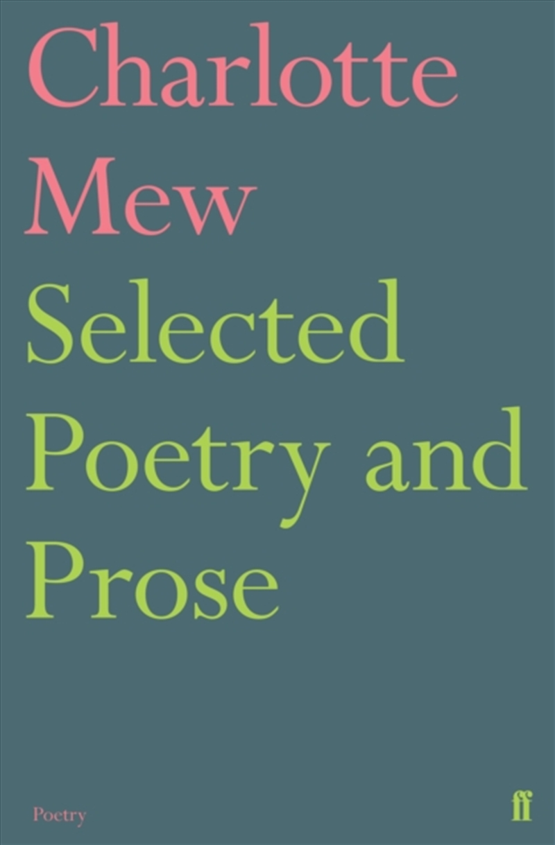 Selected Poetry And Prose/Product Detail/Poetry
