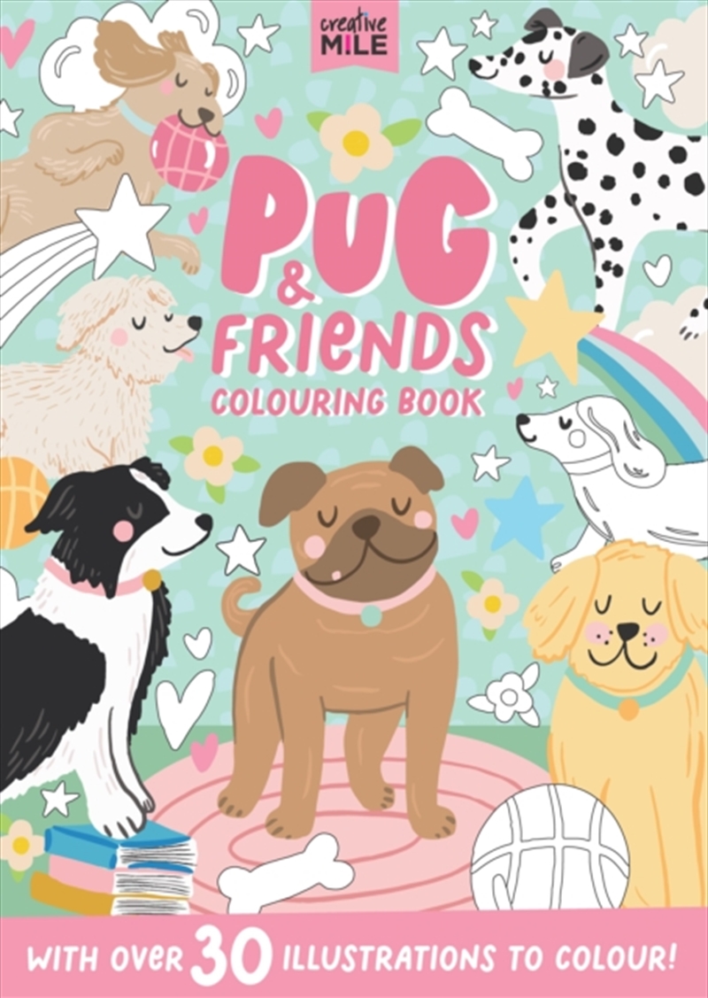 Pug And Friends Coloring Book/Product Detail/Kids Activity Books