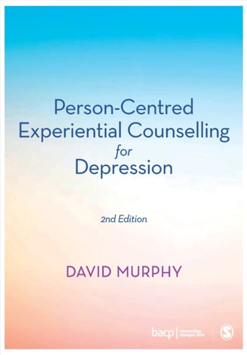 Person-Centred Experiential Counselling For Depression/Product Detail/Psychology