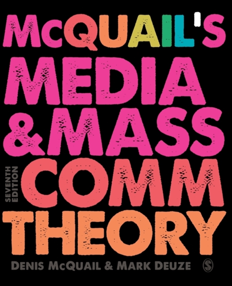 Mcquail’S Media And Mass Communication Theory/Product Detail/Media