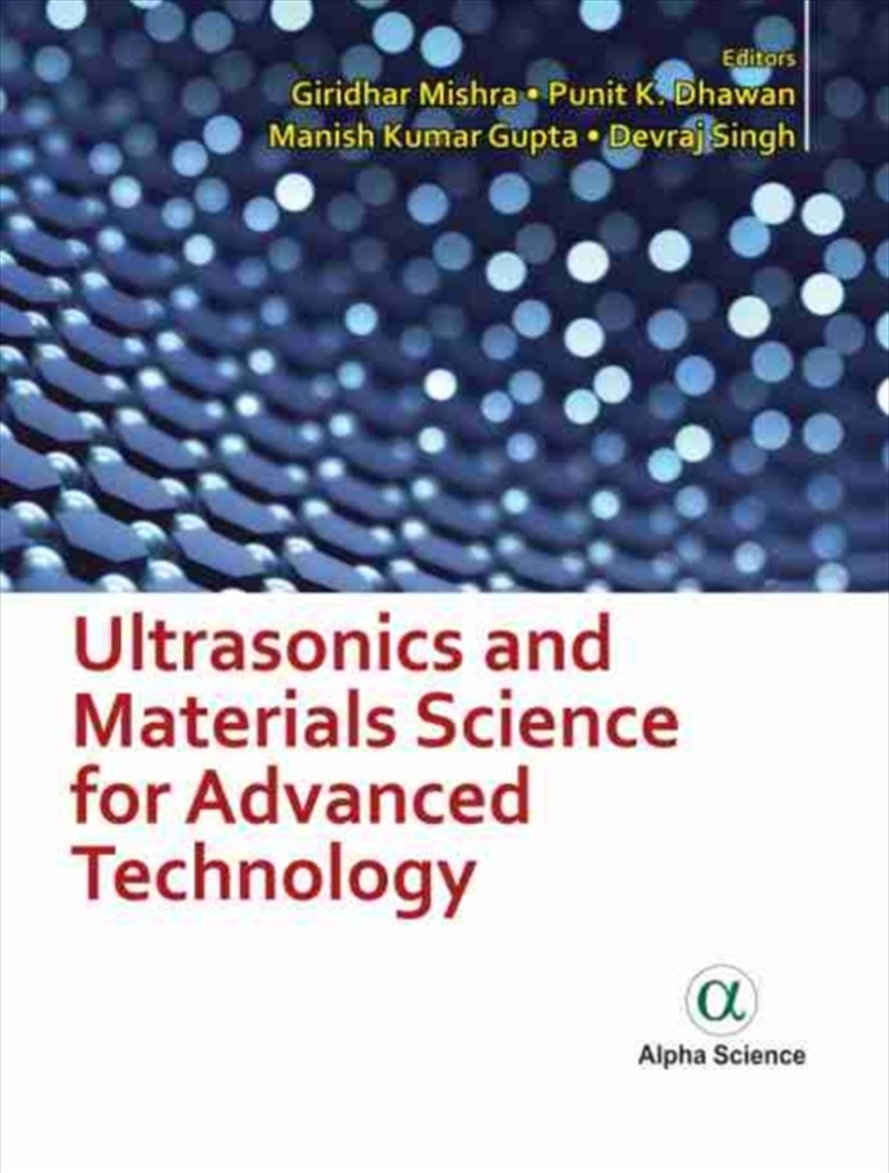 Ultrasonics And Materials Science For Advanced Technology/Product Detail/Science